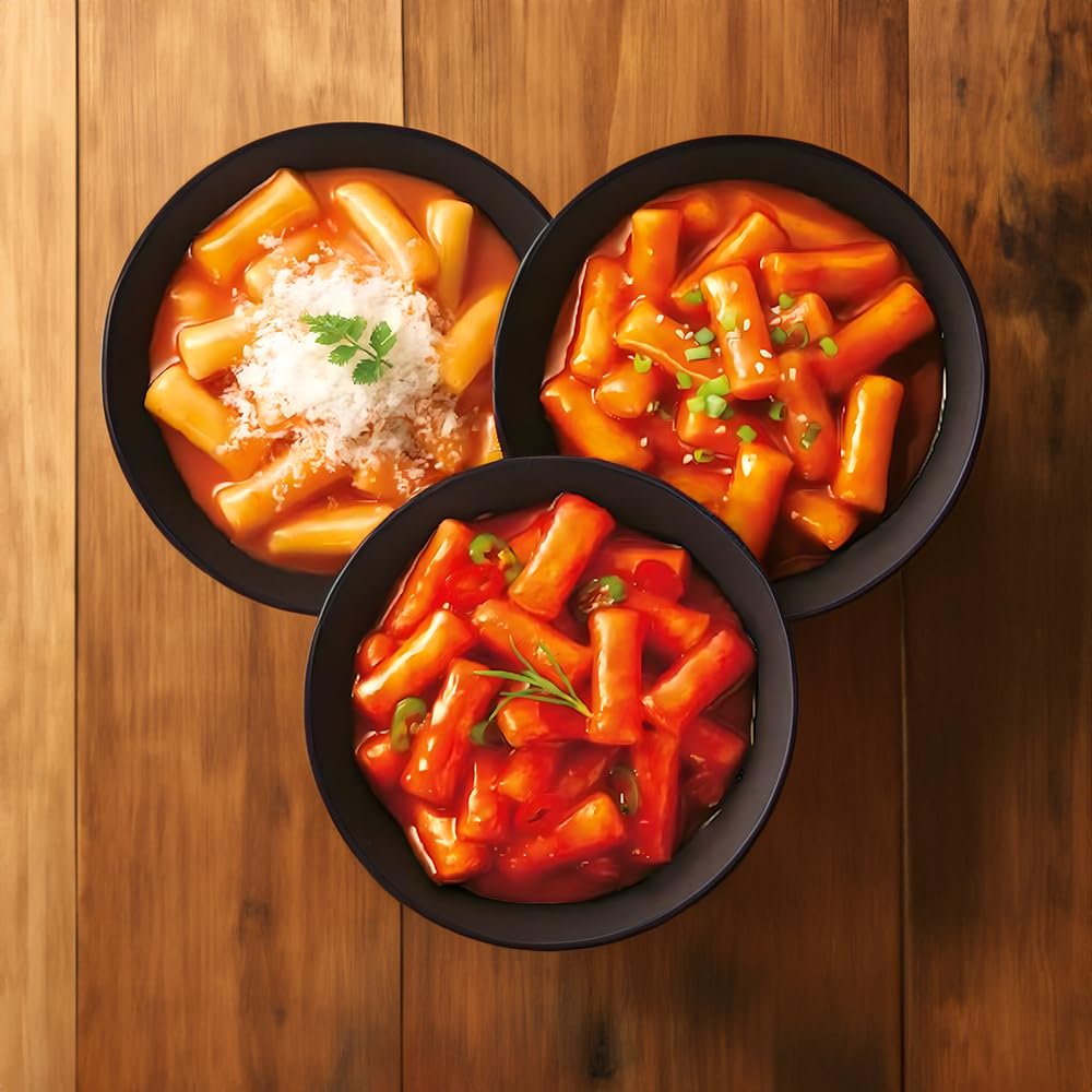 [Dongwon] Authentic Korean Rice Cake Topokki with Creamy Cheese Flavor | Popular Korean Street Food | Easy to Prepare | Deliciou