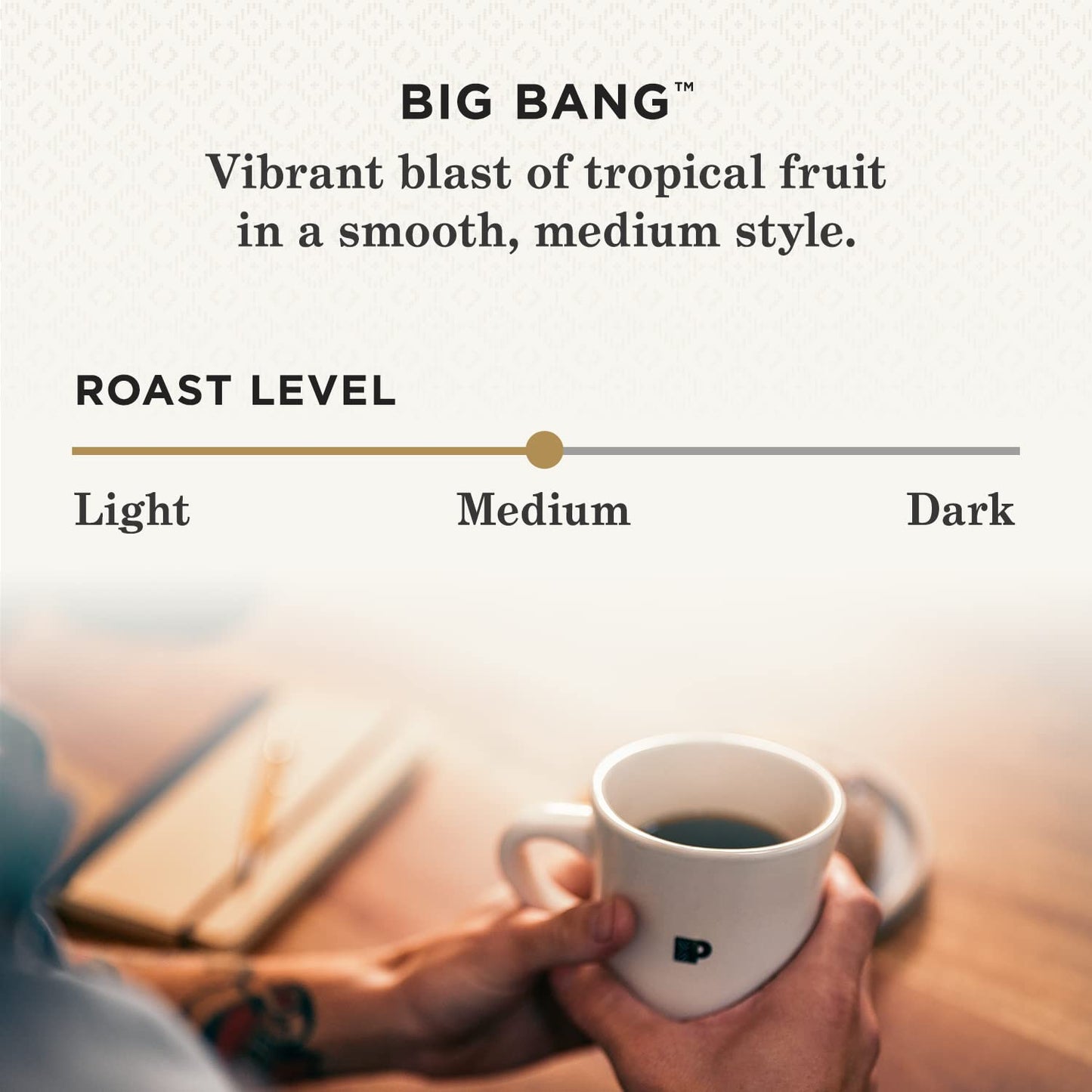 Peets Coffee Medium Roast Ground Coffee - Big Bang, 10.5 Ounce Bag