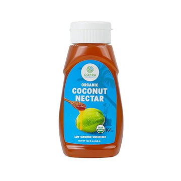 Copra Organic Coconut Nectar (HONEY Substitute) | Sugar Substitute | Vegan, Gluten Free, Non-GMO | 1 Unit x 15.5 oz bottle