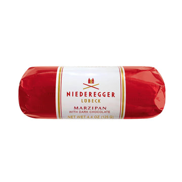 Niederegger Classic Marzipan Loaf Coated With Crisp & Dark Chocolate - 4.4 Oz | Ultimate Masterpiece, Premium Quality, Handcraft