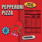 Louisville Vegan Jerky Pepperoni Pizza – Gluten-Free High Protein Snack, 10-Pack, 3 oz Each
