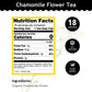 Buddha Teas Organic Chamomile Flower Tea - Caffeine Free - 18 Tea Bags - OU Kosher & Non-GMO - Herbal Tea for Health & Wellbeing