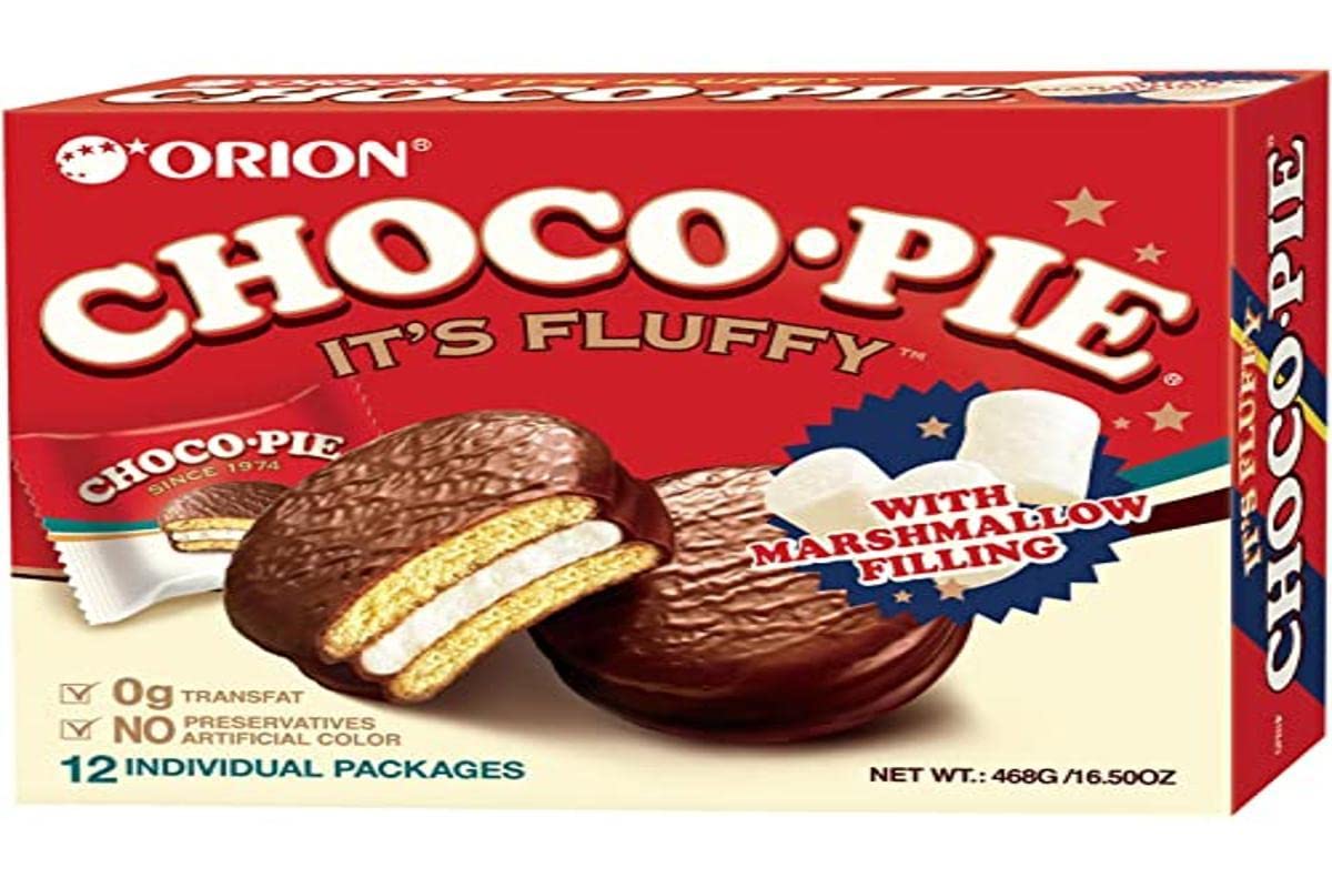 Orion Snack Pies (Choco Pie), 1.23 Ounce (Pack Of 12)