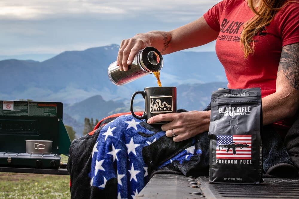 Black   Coffee Company Freedom Fuel Dark Roast Ground Coffee 12 OZ Bag