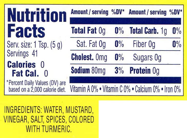 Hot Chinese Mustard - Two 7.25 Ounce Jars Of Chinese Hot Mustard
