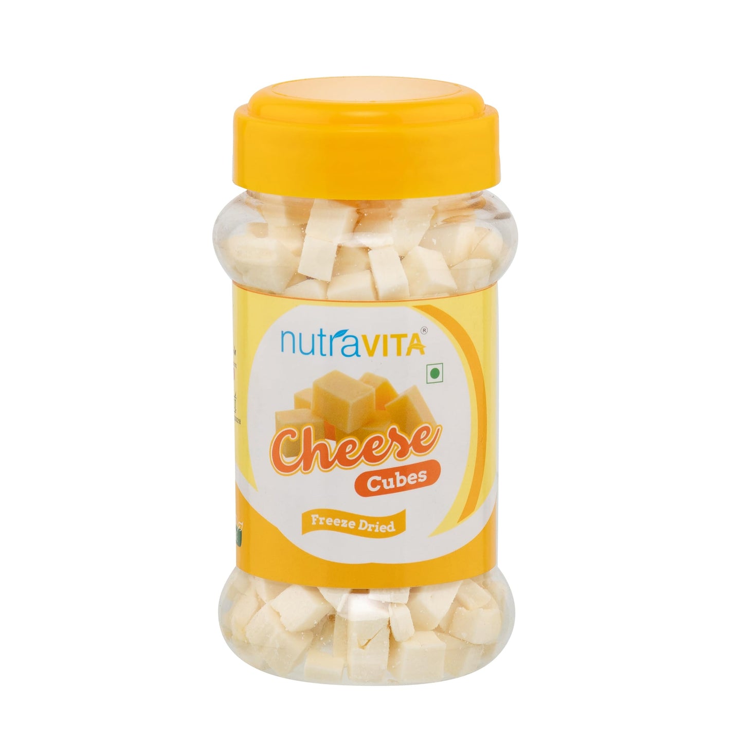 Nutra Vita Freeze Dried fine Cheese Cubes 100 g