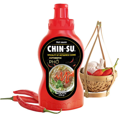 Original Vietnamese Hot Sauce for Ph?, CHIN-SU Hot Chili Sauce for Authentic Taste of Ph? & Other Vietnamese Specialties, Gourme