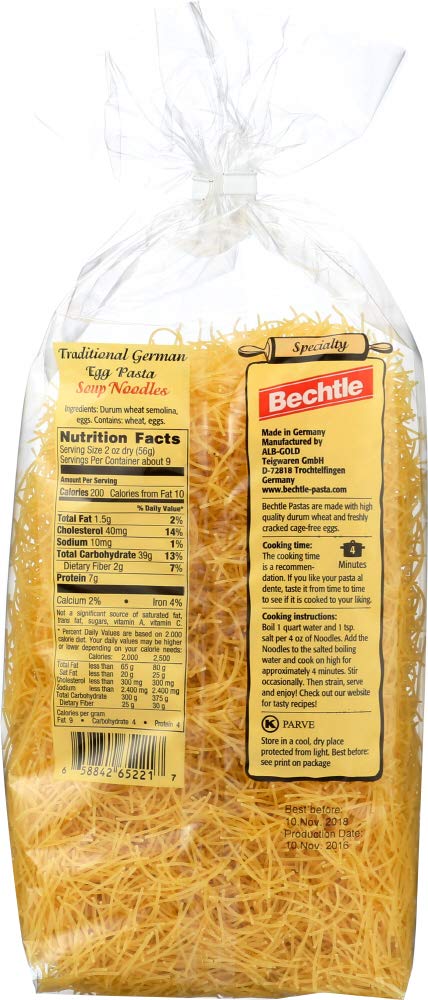 Bechtle Fine Noodles, 17.6 Oz