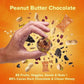 Happy Wholesome Protein Balls, Peanut Butter Chocolate, Healthy and on the Go, 7 Servings Per Pouch | Raw Cold Pressed Honey, 8