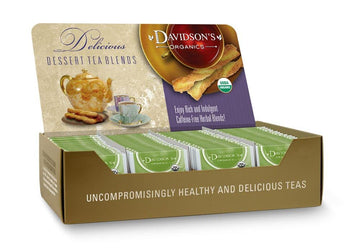 Davidsons Assorted Dessert Teas, 100 Individually Wrapped Tea Bags, 100 Count