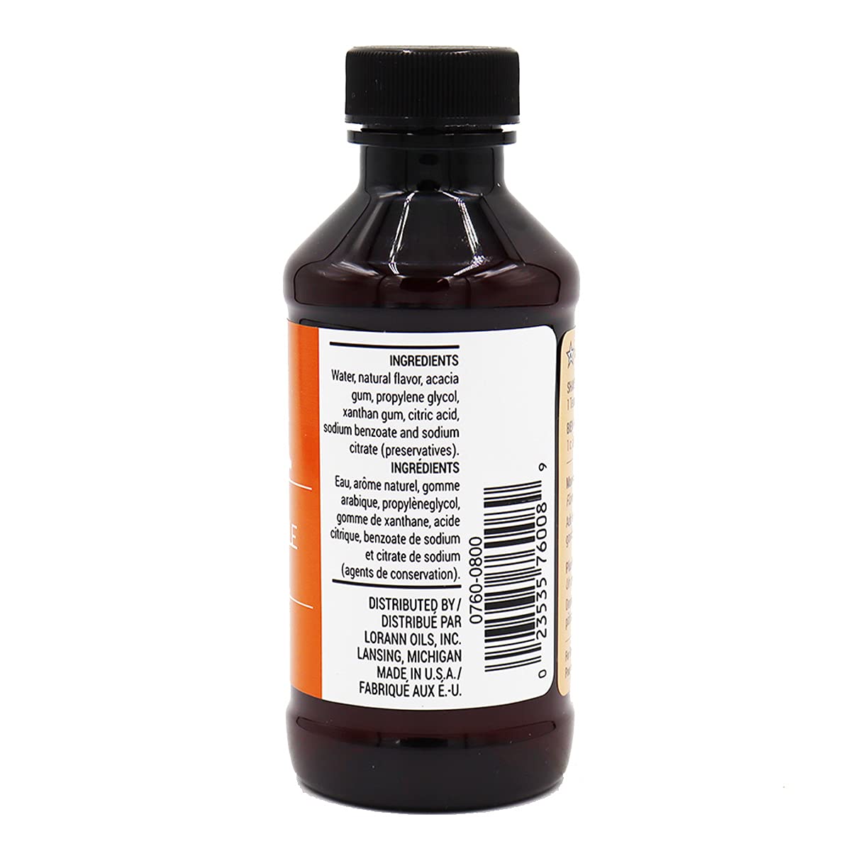 Lorann Orange Bakery Emulsion, 4 Ounce Bottle