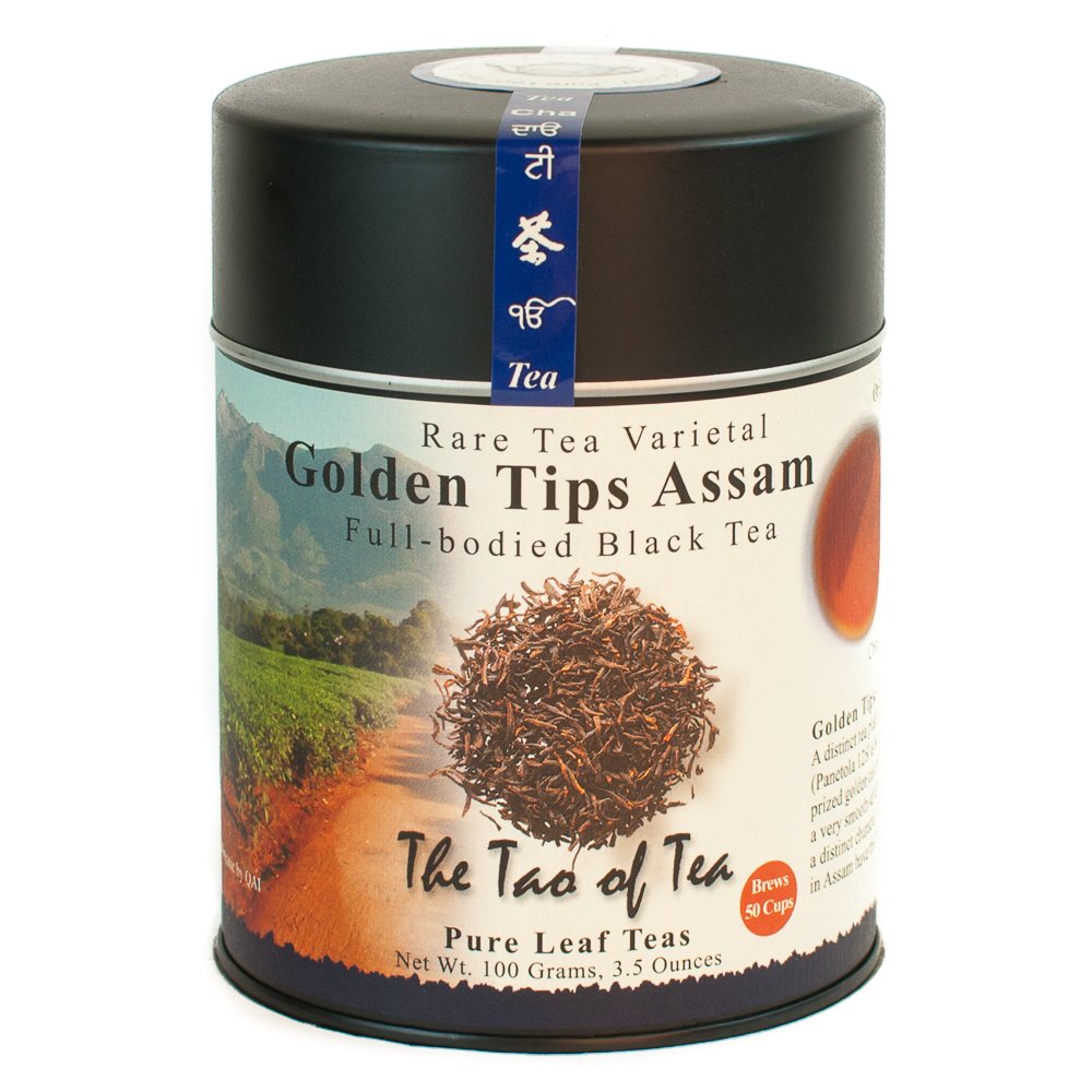 The Tao of Tea Assam Black Tea, Loose Leaf, 3.5 Ounce Tin, Model TOT71020