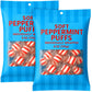 Peppermint Puff Candy | Soft Breath Mints Individually Wrapped | For Holiday Office Reception Party Favor Birthday Gift | 2 Pack Bag (6 Oz Each)