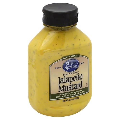 Silver Spring Jalapeno Mustard 9.5oz container (Pack of 3)3