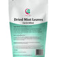 Dried Mint Leaves 4 Oz | Peppermint Leaves For Tea & Savoury | Non-Gmo, Ethically Sourced, Cut & Sifted | Bulk Tea Loose Leaf -