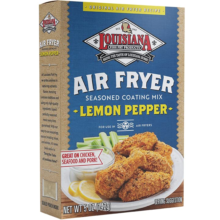 Air Fryer, Lemon Pepper Coating Mix 5 Oz