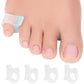 Toe Separators Hammer Toe Straightener - 4-Pack Pinky Toe Toe Spacers - Gel Spreader - Correct Crooked Toes - Bunion Corrector A
