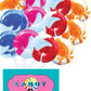 Fote Life Saver Swirl Lollipops, 100 Count, Easter Basket Candy, 4 Flavors, Wrapped Suckers