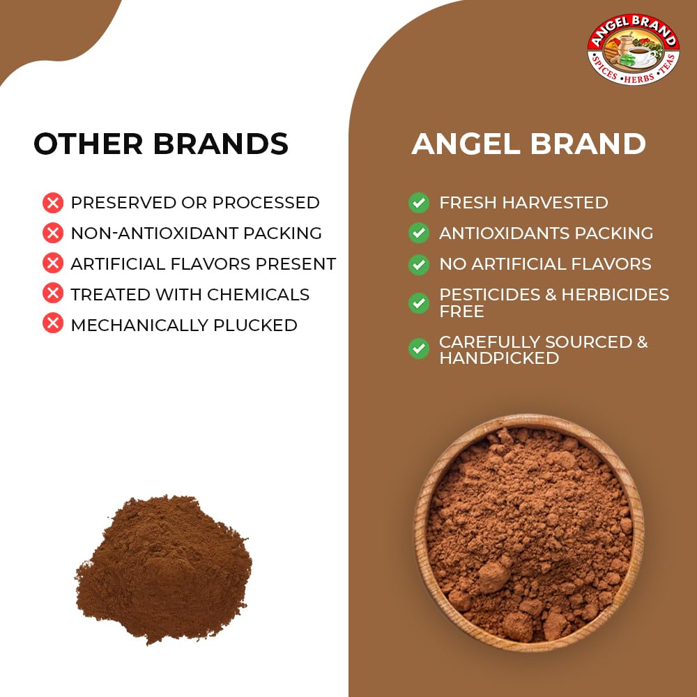 Angel Brand Cassia Cinnamon Powder - Premium Ground Cinnamon For Baking, Coffee, Smoothies, And More - Sweet And Aromatic Spice
