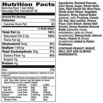 Nature Valley Sweet and Salty Granola Bars, Peanut Dipped, 36 Count, Pack of 1, Model 1952