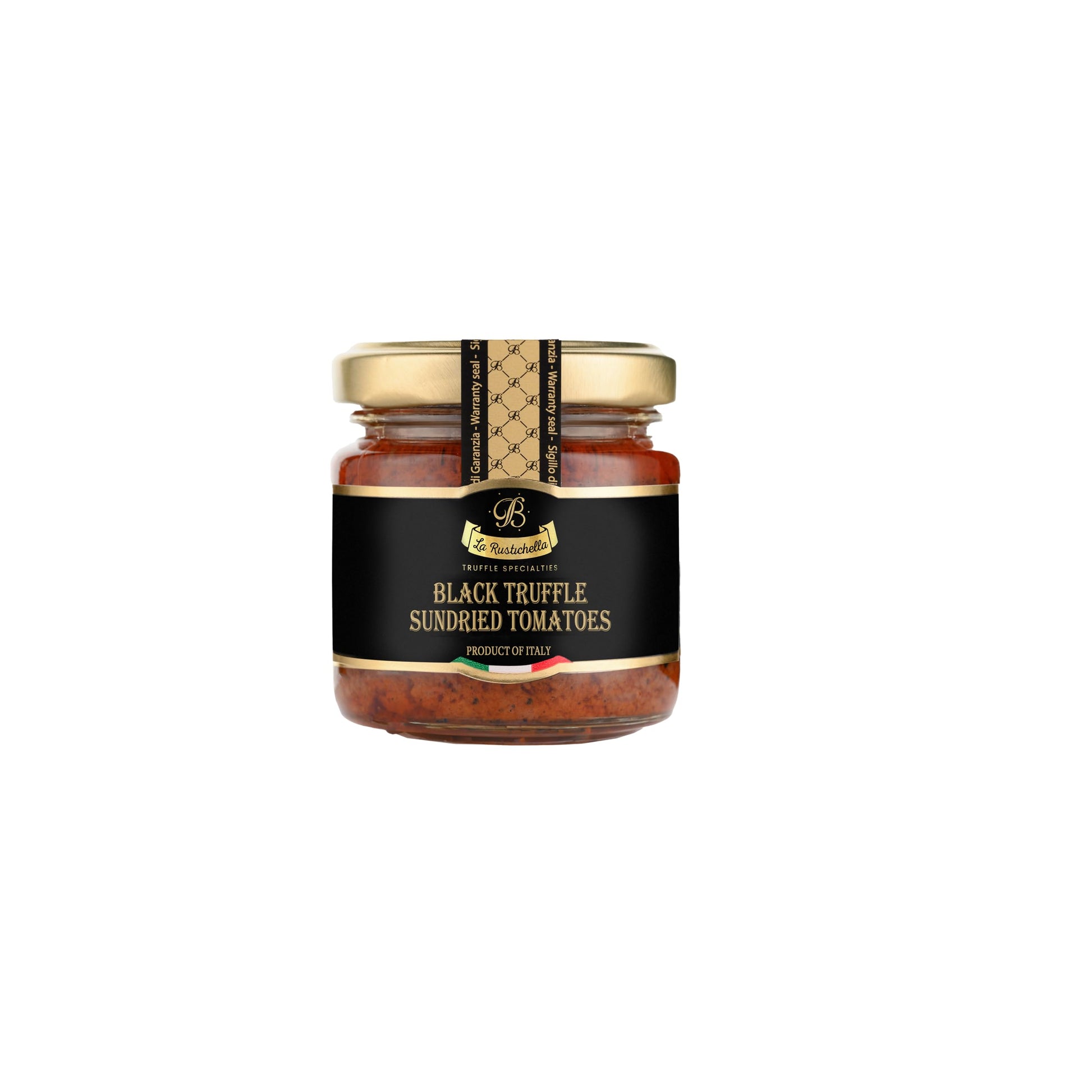 La Rustichella Black Truffle Sundried Tomatoes Cream Spread, Vegan, Gluten-Free, 90g