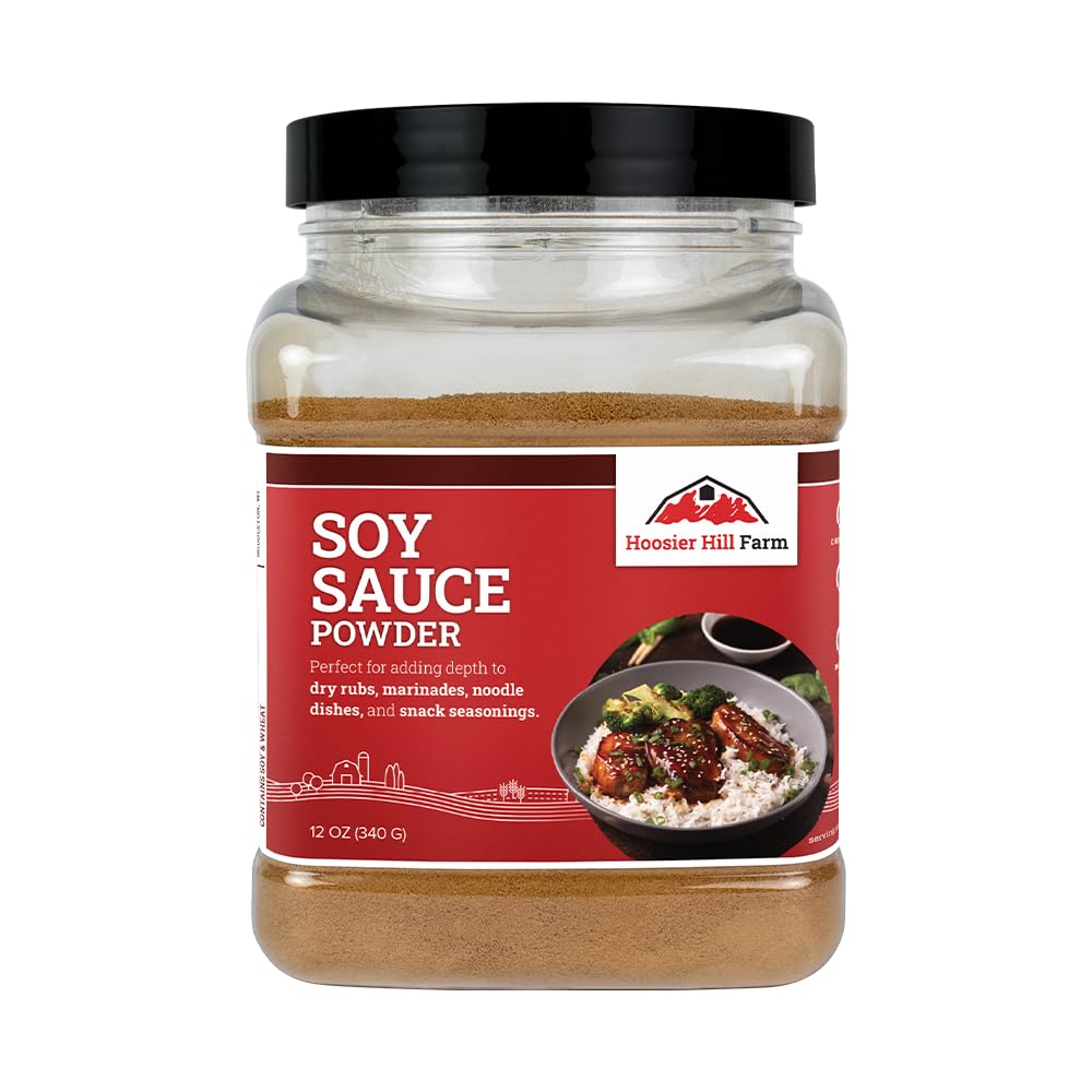 Hoosier Hill Farm Soy Sauce Powder, 12oz (Pack of 1)