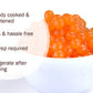 3 Flavors Popping Boba Pearls Bursting Tea Balls Drink & Dessert Topping Passion Fruit, Strawberry, Peach, Flavored Bubble Tea P