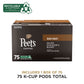 Peets Coffee Dark Roast K-Cup Pods Major Dickasons Blend 75 Count Box