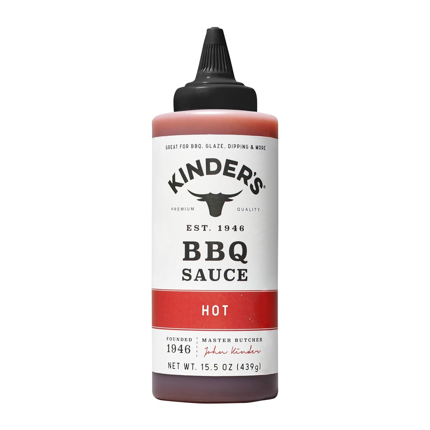 Kinder's, Hot Barbeque Sauce, 15.5 Ounce