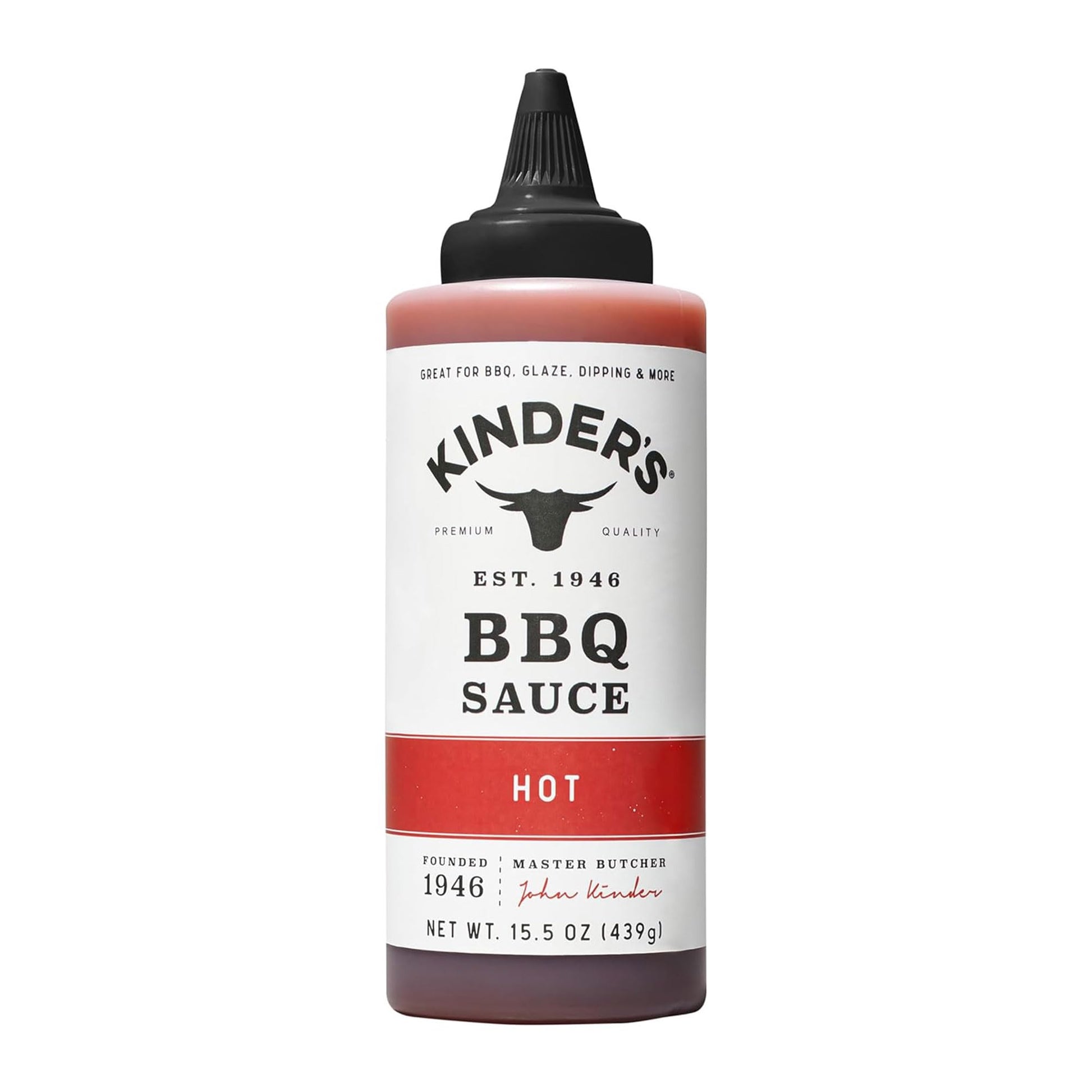 Kinder's, Hot Barbeque Sauce, 15.5 Ounce