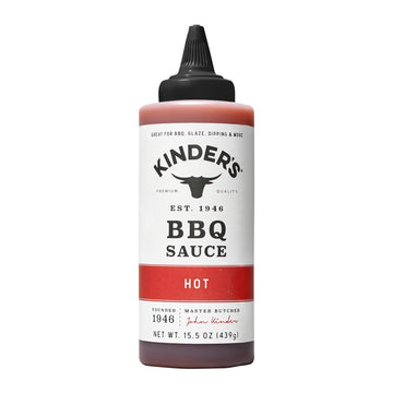 Kinder's, Hot Barbeque Sauce, 15.5 Ounce
