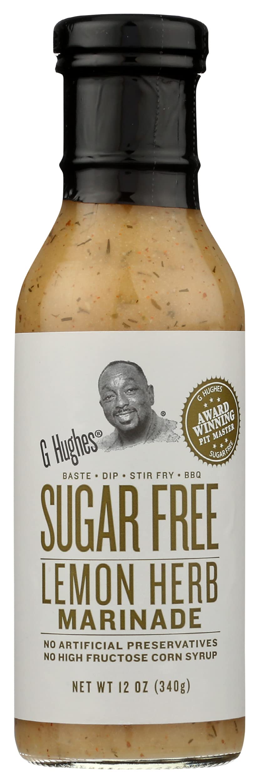 G Hughes Lemon Herb Marinade  Sugar Free  Gluten Free  12 Ounces (Pack Of 6)