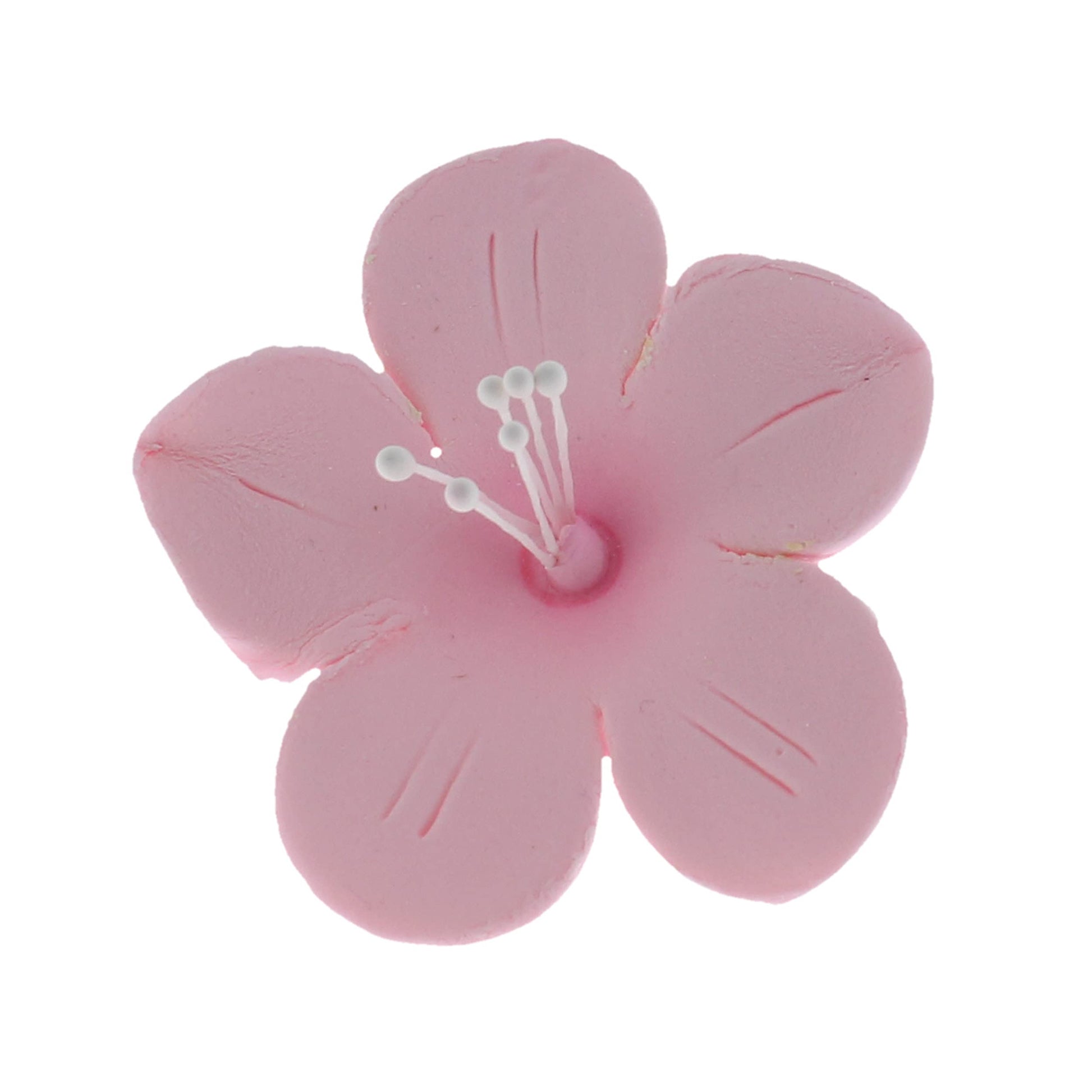 Global Sugar Art Fruit Blossom Sugar Cake Flowers, Pink, 12 Count by Chef Alan Tetreault