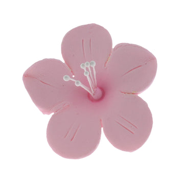Global Sugar Art Fruit Blossom Sugar Cake Flowers, Pink, 12 Count by Chef Alan Tetreault