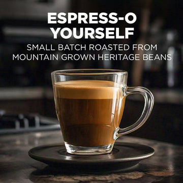 Maud'S Espresso Dark Roast Coffee Pods, 100 Ct | Espress-O Yourself Coffee | 100% Arabica Dark Roast Coffee | Solar Energy Produ