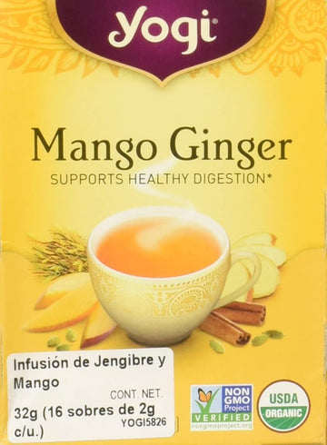 Yogi Tea, Mango Ginger, 16 Ct