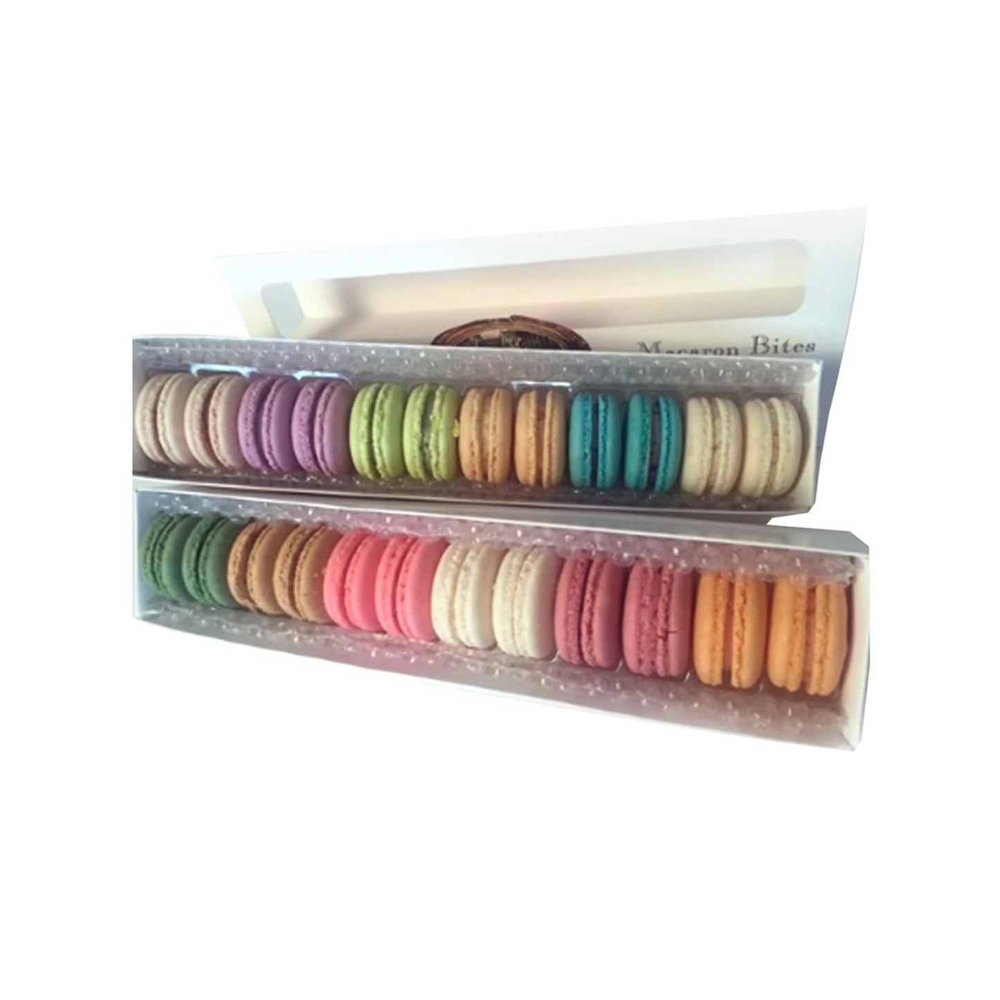 Macaron Gift Box - 24 Assorted French Macarons, Gourmet Cookie Gift Box, Macaroon