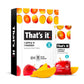 Thats it. (48 Count) Variety Pack | Strawberry, Blueberry, Mango & Cherry flavors | 100% Natural Real Fruit bars. Strawberry. P