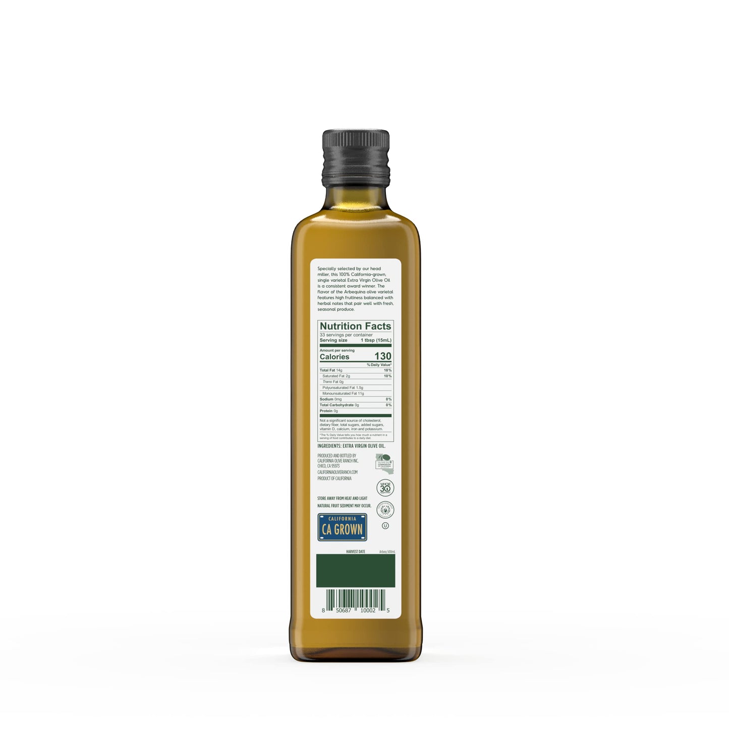 California Olive Ranch, Reserve Collection: Arbequina Extra Virgin Olive Oil, 500Ml (Pack Of 2)