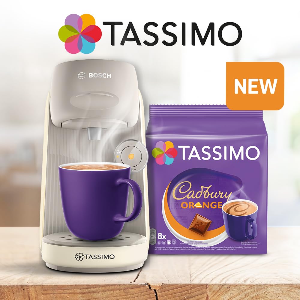Tassimo Cadbury Orange Hot Chocolate Pods X8 (Pack Of 5, Total 40 Drinks)
