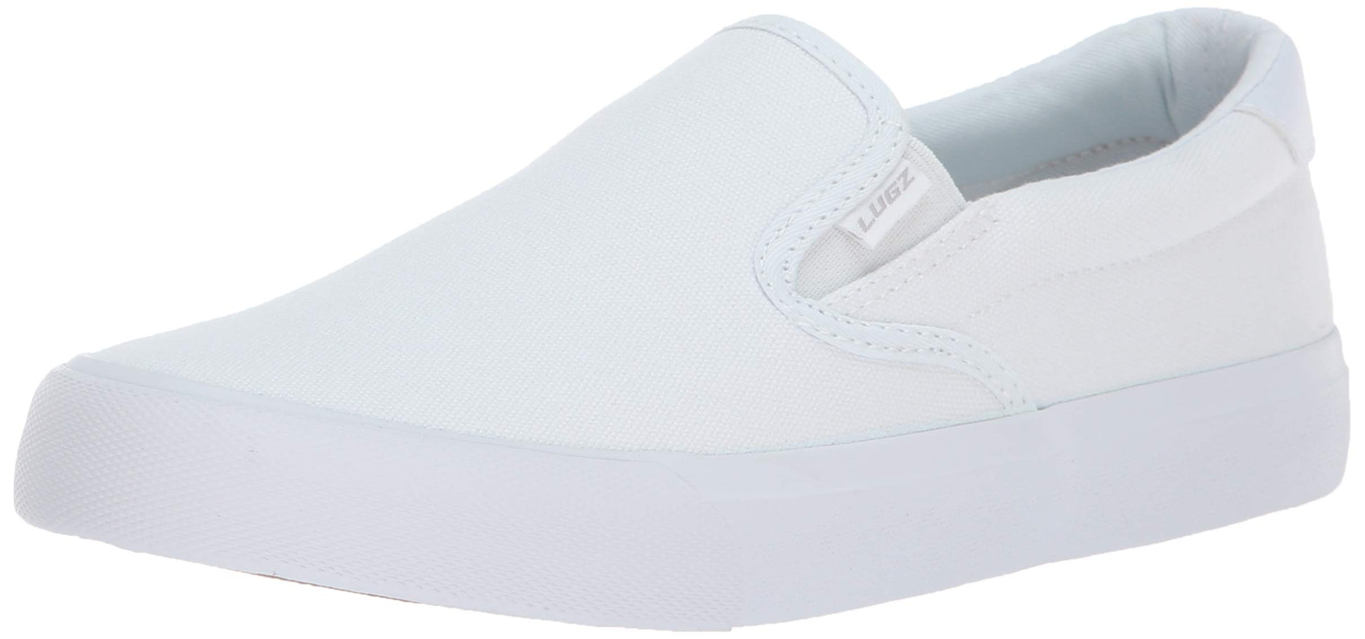 Lugz Womens Clipper Classic Slip-On Fashion Sneaker, White, 12