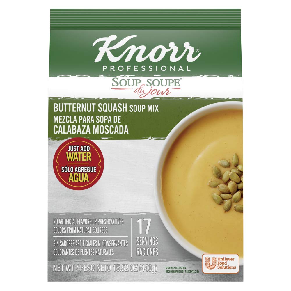 Knorr Professional Soup du Jour Butternut Squash Mix  Just Add Water  15.52 oz  Pack Of 4
