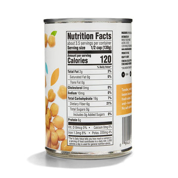 365 by Whole Foods Market, Unsalted Garbanzo Beans, 15.5 Ounce