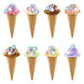 LEBERY 8.4 Oz Pastel Sprinkles, White Pink Purple Blue Sprinkles, Edible Cake Cupcake Sprinkle Edible Cake Pearls for Cake Decor