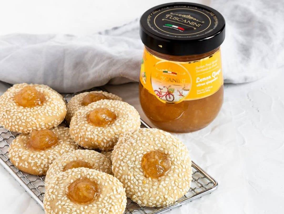 Tuscanini Premium Italian Apricot Preserves, Spreadable Fruit Jam, 11.64 oz, No High Fructose Corn Syrup, Gluten Free