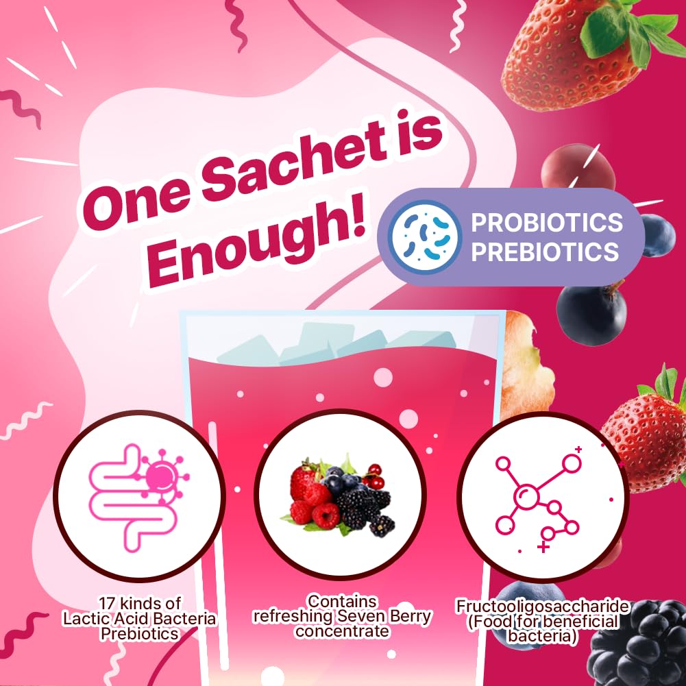 Kayfood-Kombucha-Sevenberry-Garden-Daily Zero Sugar, Diet, Gut Healthy Sparkling Beverage, Fermented Korean Drinks For Iced Tea