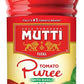 Mutti Tomato Puree with Basil (Passata con Basilico), 24.5 oz. | Italys #1 Brand of Tomatoes | Fresh Taste | Vegan Friendly & Gl