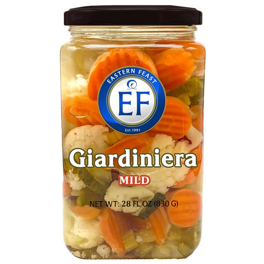 Eastern Feast - Mild Giardiniera, 28 Oz (830G) Pickled Mixed Vegetables