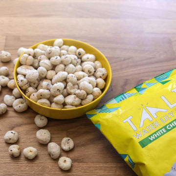 Taali 3-Flavor Variety Water Lily Pops (10-Pack) - Roasted Fox Nuts Makhana Snack | Crunchy Indian Healthy Snacks | Protein-rich