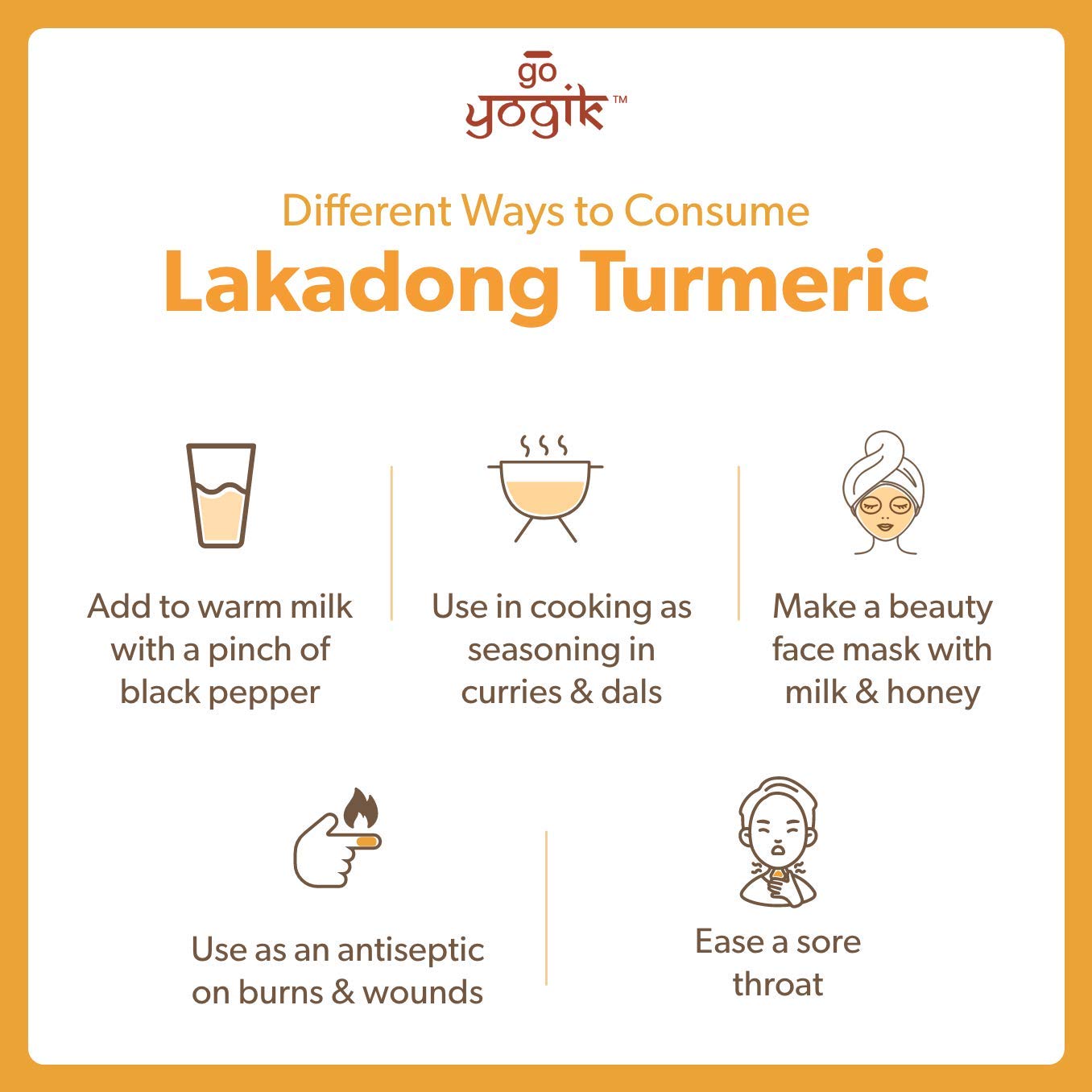 Go-Yogik Lakadong Turmeric [ 5.3 Oz ] High Curcumin >9%,Lab Tested. Grown In Himalayas-India- Direct From India